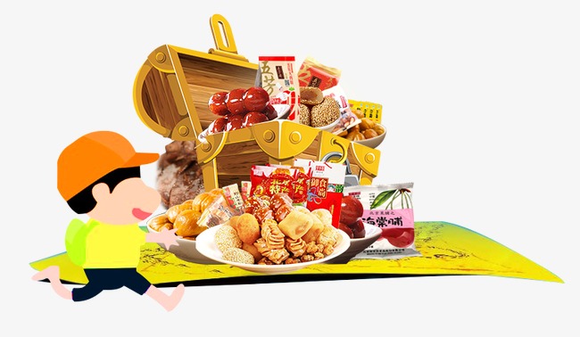 90设计零食宝藏 高清产品实物PNG素材的真实世界